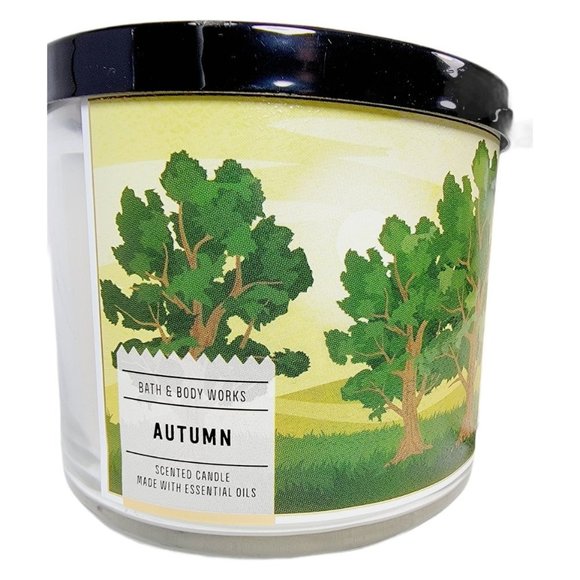 2 Bath & Body Works AUTUMN SCENTED 3 Wick Candles - Picture 3 of 6